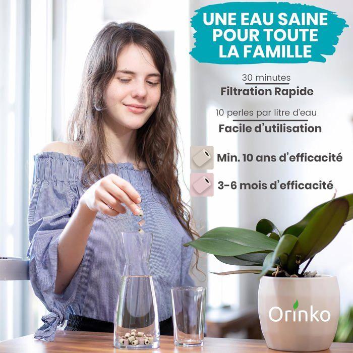 Perles de céramique EM - ORINKO - 60 Perles - Filtration d'eau - Anti-tartre - Réduction du chlore
