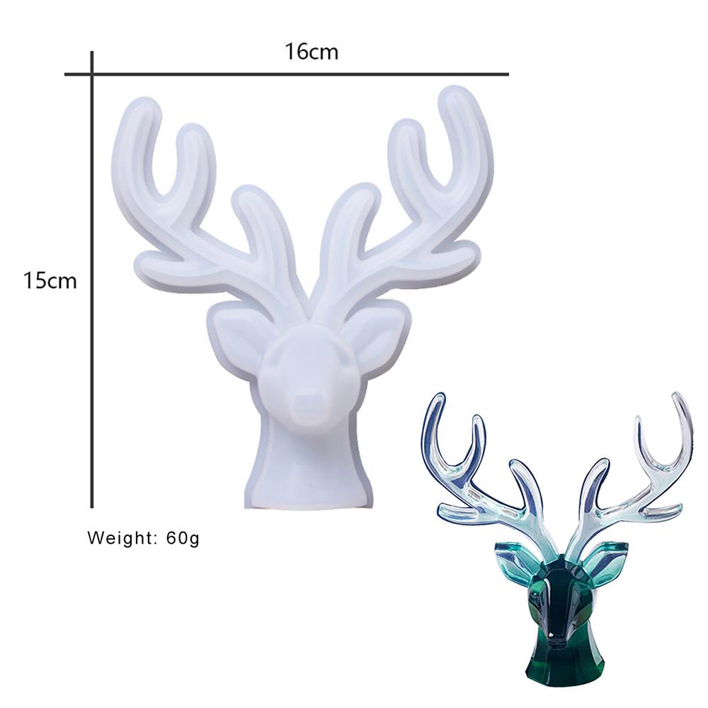 

Силиконовые формы для эпоксидной смолы DIY формование из кристальной смолы Олень Яйцо Дерево Набор коробок для хранения ювелирных изделий Дом Рождественские украшения