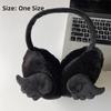 Foldable Angel Wing Earmuffs Soft Plush Outdoor Earflap Protection Ear Cover  for Girls
