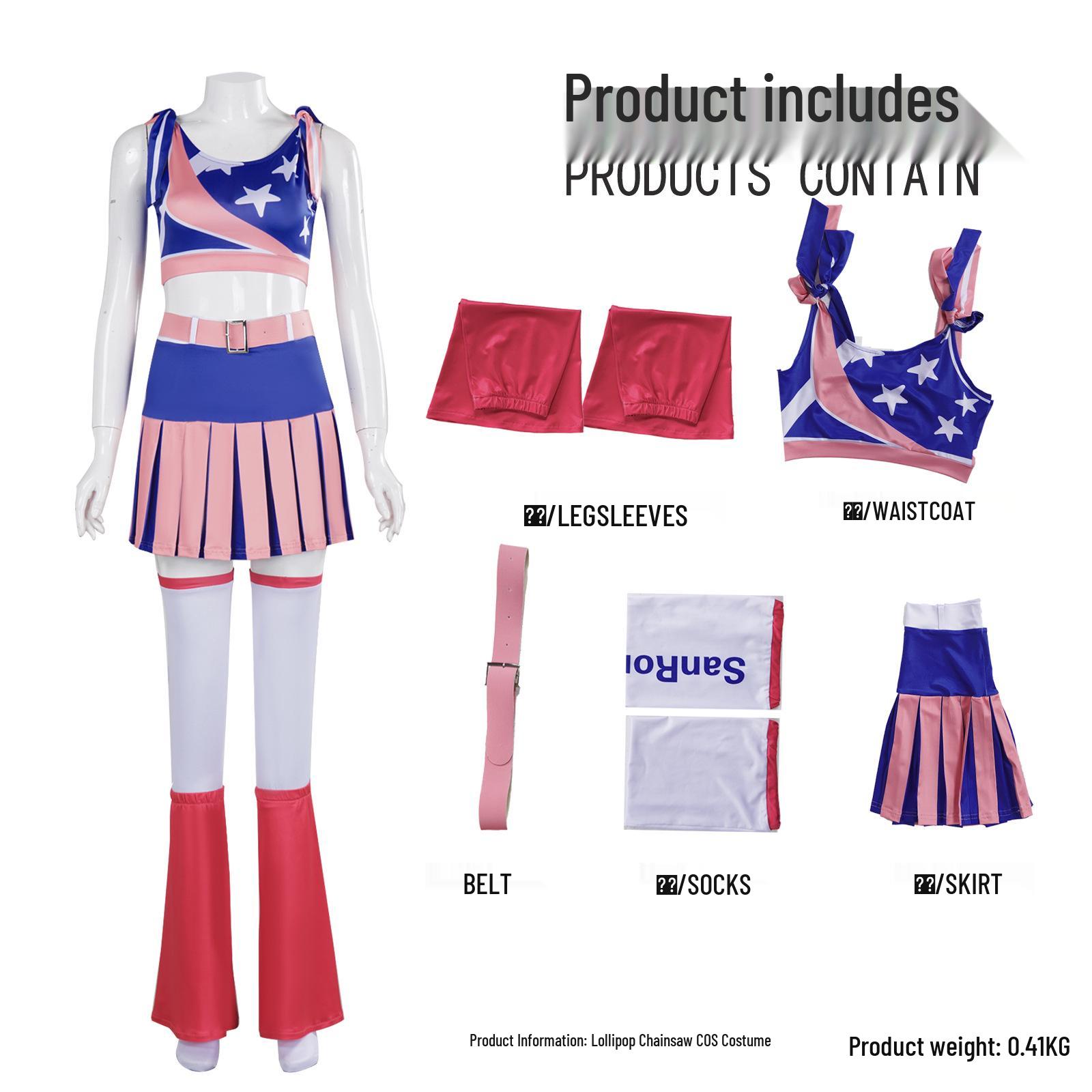 

Костюм для косплея Джульетты Старлинг с бензопилой-леденцом на Хэллоуин XS