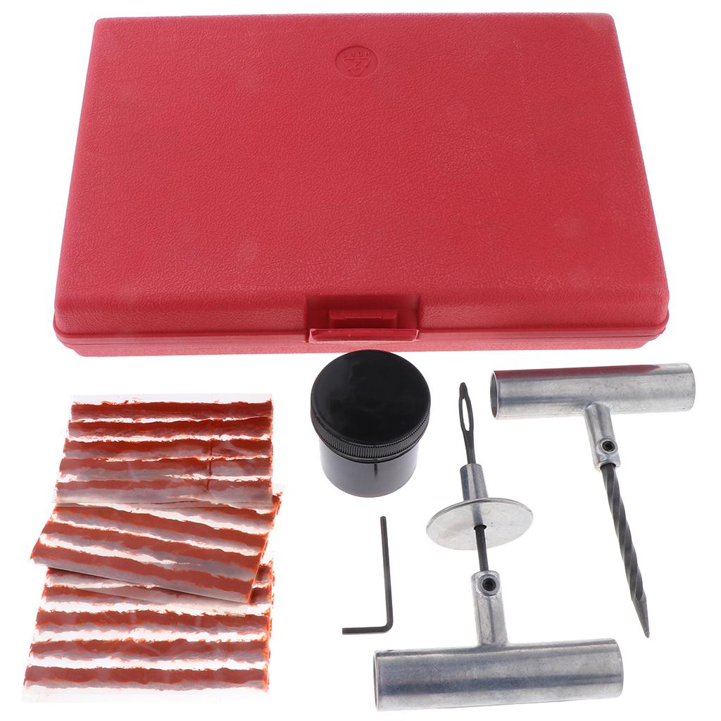 Motorcycle Tubeless Tyre Emergency Tool Puncture Repair Kits Tire Plug