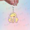 Cartoon Pixel Fairy Keychains for Accessories Bag Charm Stella Musa Tecna Magical Girl Fairies Keyrings Jewelry Friends Gifts