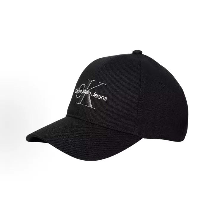 Calvin Klein Klassischer bestickter Hut mit gebogenem Schirm für junge Männer und Frauen, Verstellbare tägliche Freizeit-Kopfbedeckung 4G5004G001 adjustable schwarz