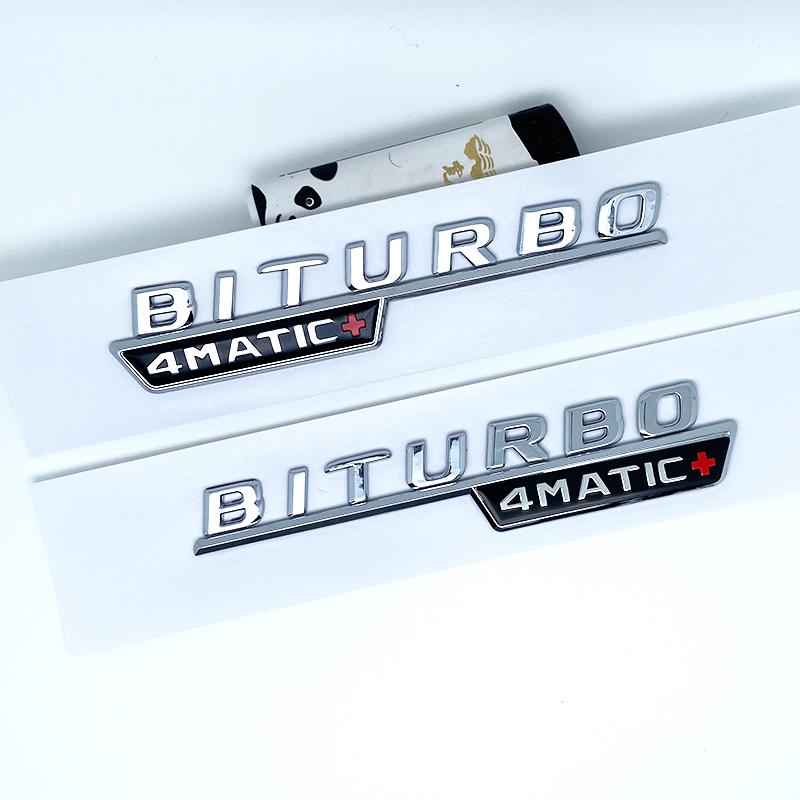AAZB1 Buchstaben GLE43 GLE53 GLE63 GLE63S V8 Biturbo 4matic+ Emblem für Auto Seite Kofferraum Hinten W166 W167 Logo Aufkleber