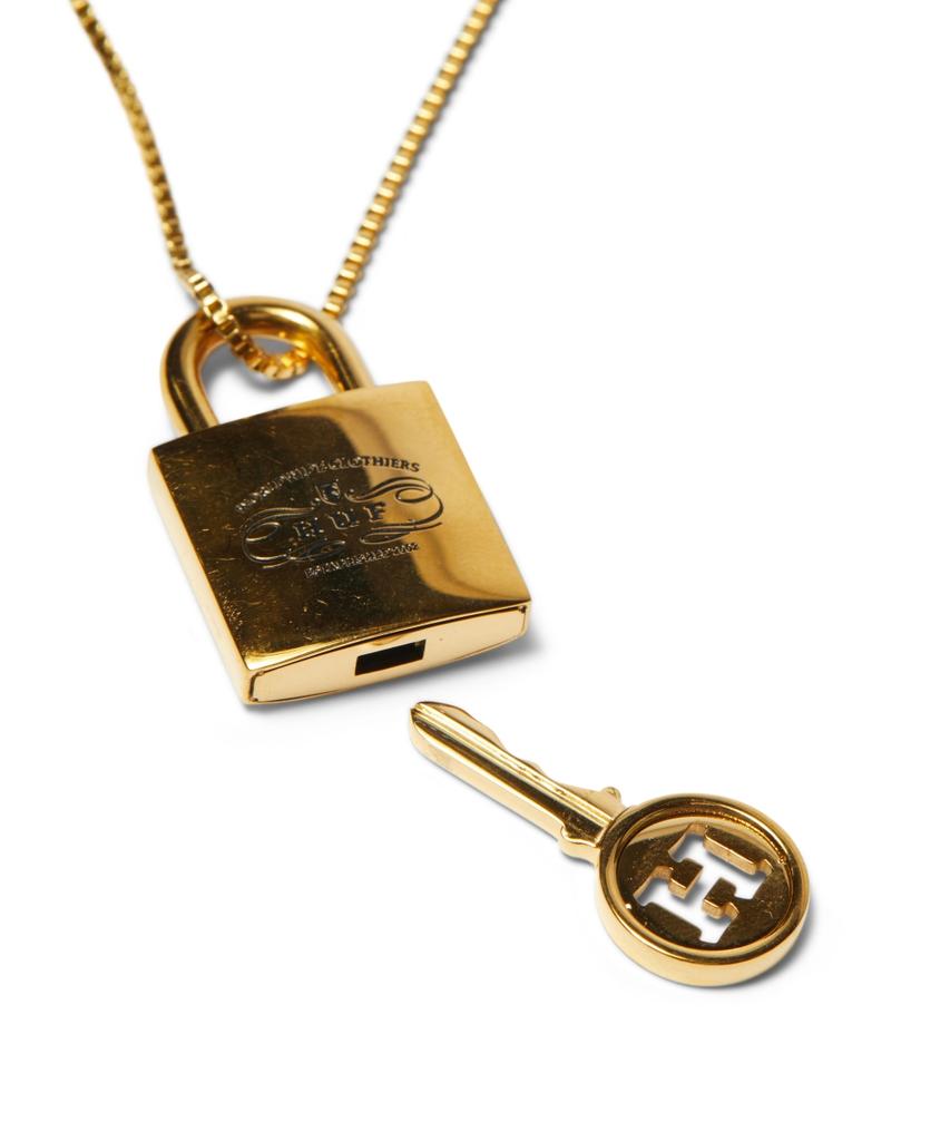 Huf Lock & Key Pendant [Gold]