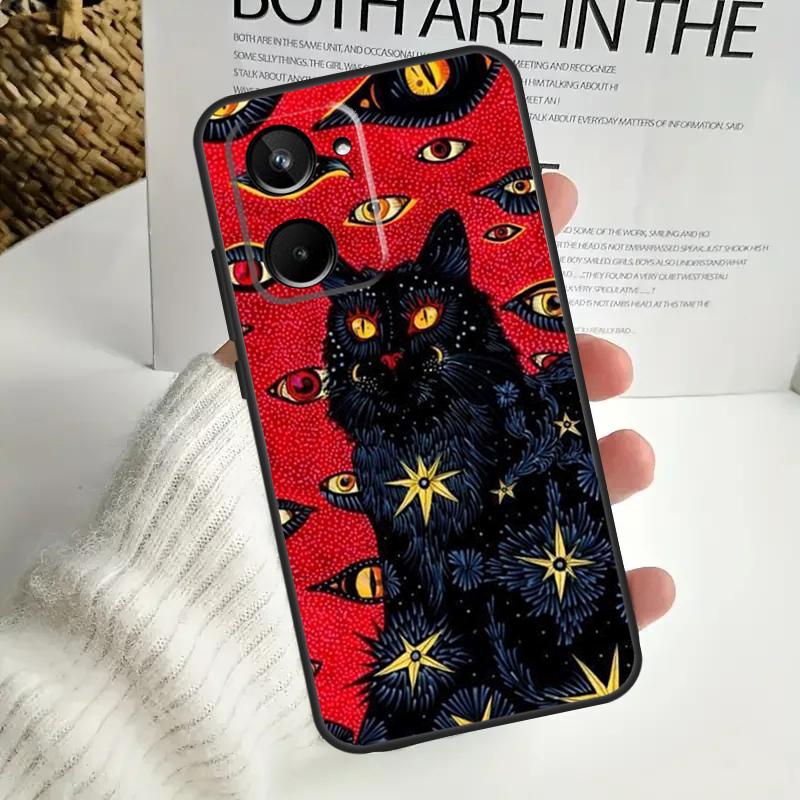 Eye Illustration For Realme GT7 Pro GT6 C75 C61 C67 C63 C71 C55 C51 C65 C53 10 11 12 13 14 15 Pro Plus Case