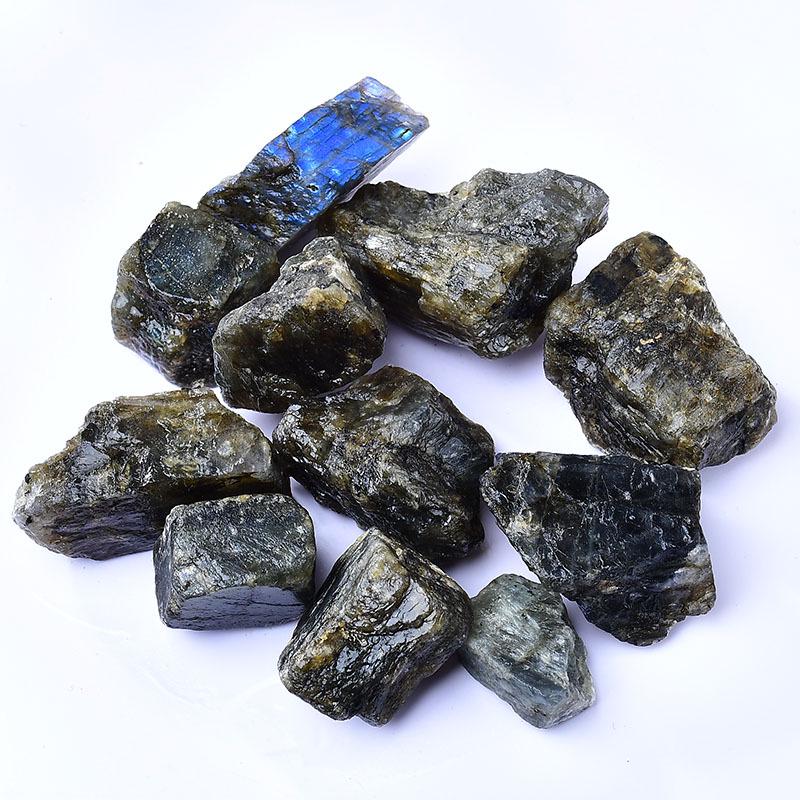 Cristalli di Labradorite Naturale Pietre per Aromaterapia e Decorazione