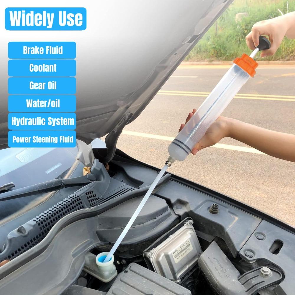 500ML Car Oil Fluid Extractor Auto Special Fuel Transfer Filling Syringe Injecting Pump Suction Vacuum Brake Liquid Extractor