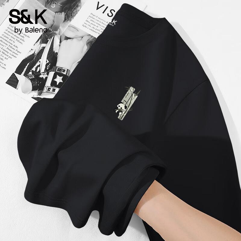 Baleno Men s S&K Series Panda Print Long-Sleeve T-Shirt XL