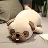 Dog Plush Doll Cute Cartoon Lazy Pug Plushies Soft Stuffed Animals