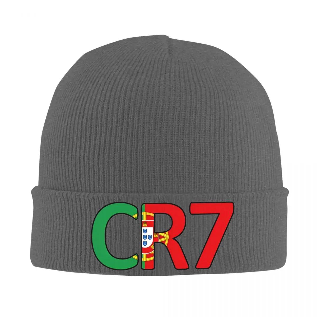 

CR7 Logo Knitted Hat Beanie Winter Hats Warm New Caps Men Women Gift One Size