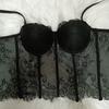 Fishbone Lace Sling Vest Women's Integrated Chest Pad Row Adjustment Buckle Sexy Hollow Body Sculpting Tube Top