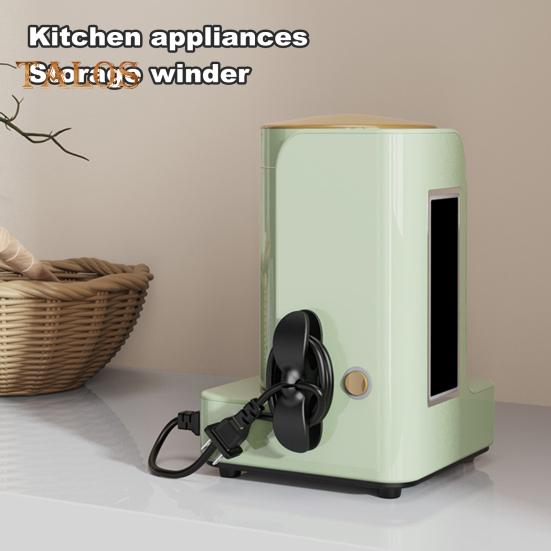 10Pcs Kitchen Appliance Cord Organizer Adhesive Small Home Appliances Cord Winder Wrapper Keeper Stick-on Pressure Cooker Mixer Coffee Maker Cable