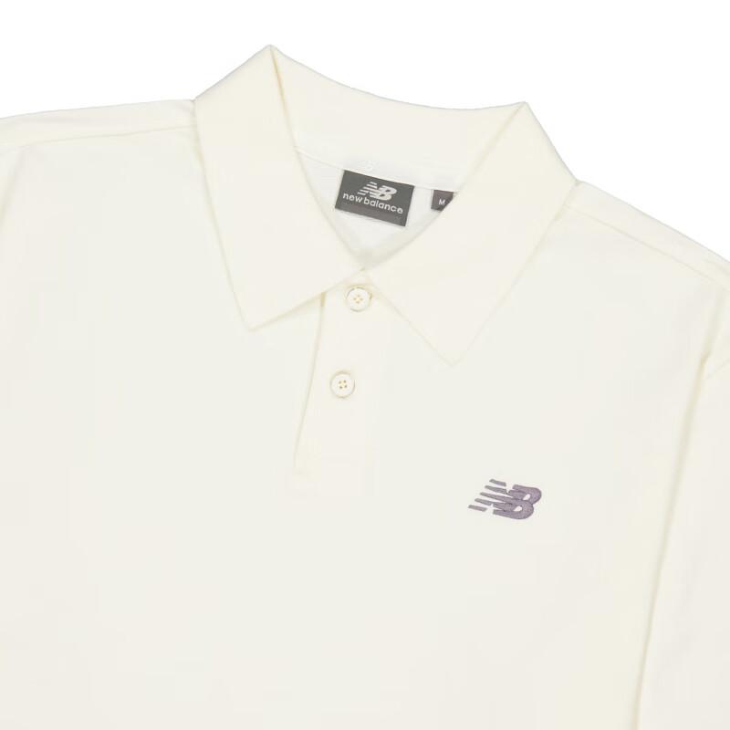 New Balance Polo Shirt Men's Ecru NFE21011-IV