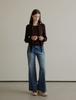 THEELO Muffler Round Knit (Brown)