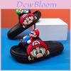 Mario Childrens Sandals Summer Eva Non Slip Cartoon Indoor Flip Flops For Boys And Girls