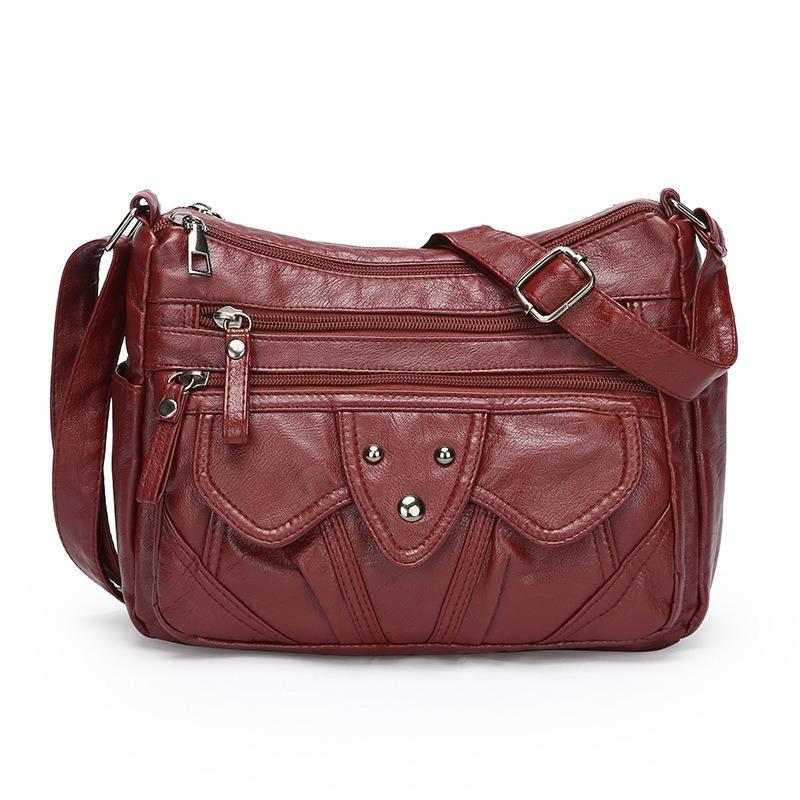 Vintage Large Capacity Single Shoulder Diagonal Cross Women's Bag