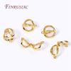 18K Real Gold Plated Pearl Enhancer Clips Pendant Bail Connector Clasps Fittings For DIY Necklace Bracelet Jewelry Making