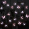 Luminous Butterfly Wall Stickers, Luminous Simulation Three-dimensional Butterfly Decorative Stickers, Waterproof Stickers