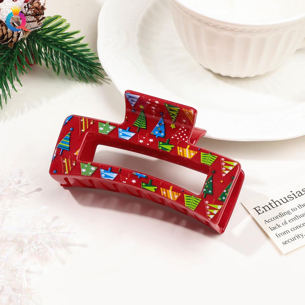 Weihnachts Haarnadel Dame Niedlich Süßer Druck Haarnadel Greifklemme Haarklammer Haaraccessoires