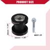 Hihaha Tensioner Wheel Chain for with and Gaskets Tensioner, Black, 2-Piece Set, Motorcycles, Bicycles, ATVs, Bolts, Nuts,