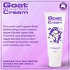 Goat Moisturizing Body Cream Enrich Argan Oil, Goat Milk, Sweet Almond Oil, Shea Butter and Chamomile Helps To Repairs Damaged Skin, Moisturizes Ski
