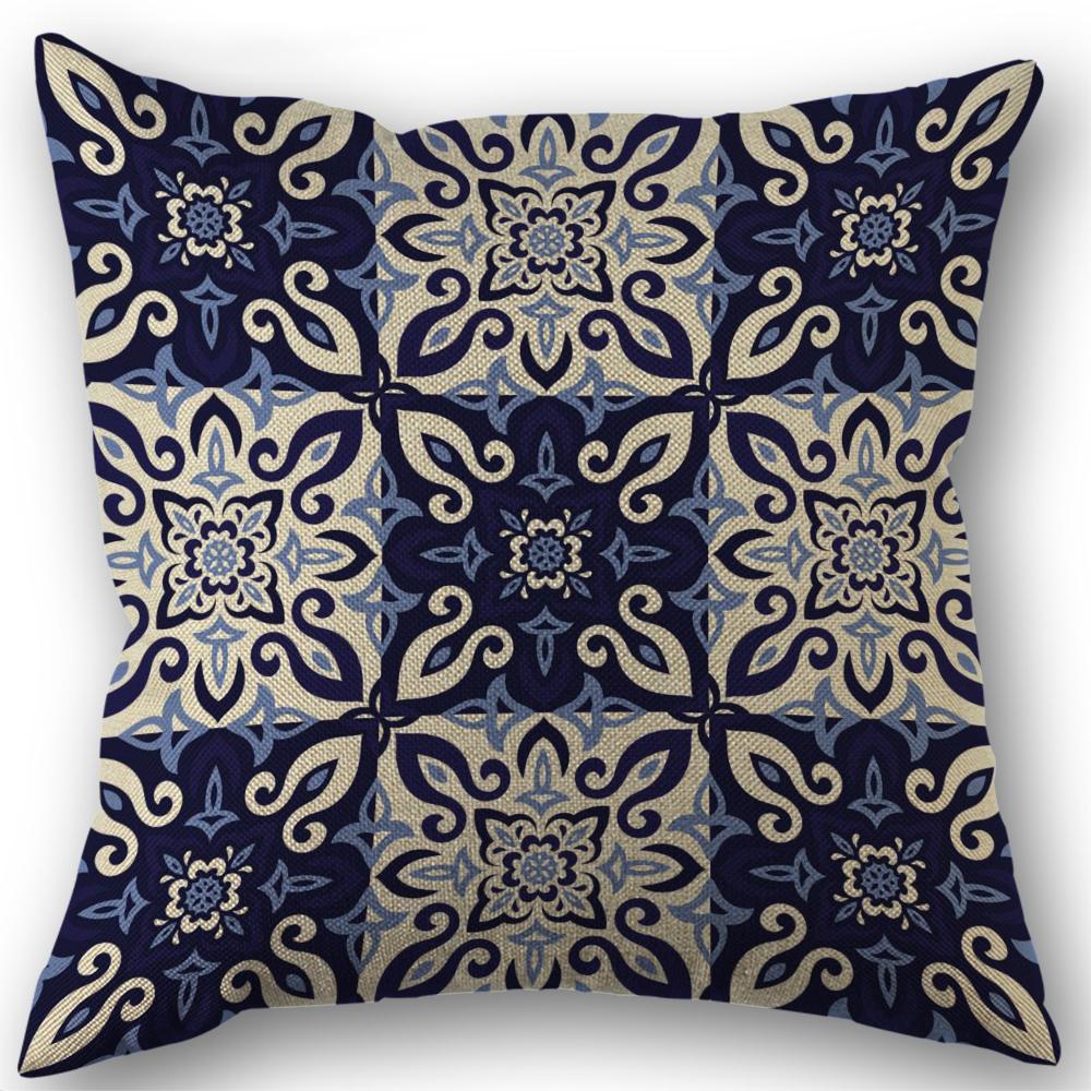 Wave Pillowcase Wedding Decorative Linen Pillow Case For Home Pillow Cover 45X45(One Sides)