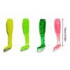 50Pcs Paddle Tail Swimbaits Soft Fishing Lures for Trout Artificial Baits Fishing Lures Swim Baits 1.5cm