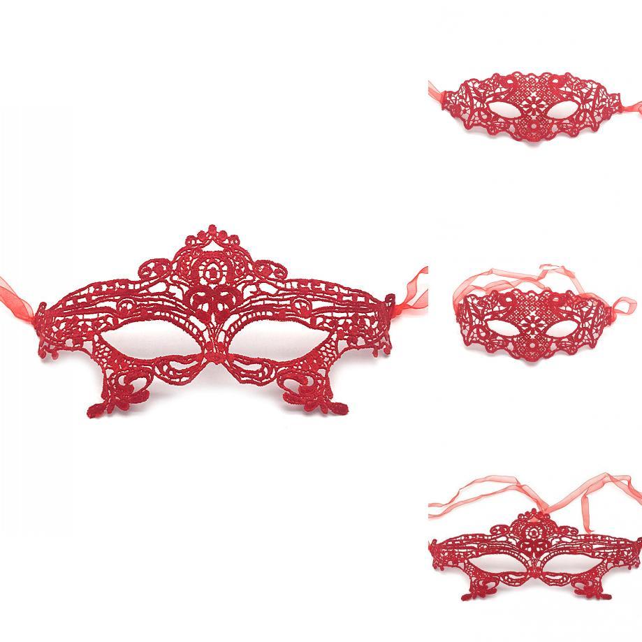Queen Style Lace Mask For Costume And Party Decor Woven Fabric Design For Adults And Teens