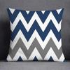 45x45CM Cushion Cover Geometric Pattern Polyester Blue Grey Pillowcase Sofa Cushion Throw Pillow Home Decor Pillowcase