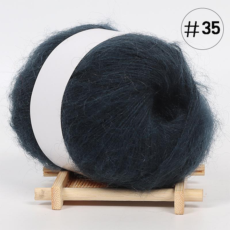5Pcs Baby Mohair, Hand-woven DIY Sweater Scarf Thread Baby Thread Fine Wool