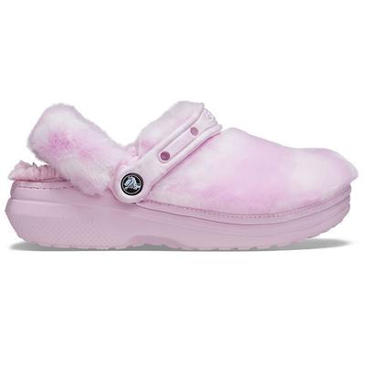 Klassische Fur Sure Clogs Ballerina 'Pink Weiß' 207303-6SU