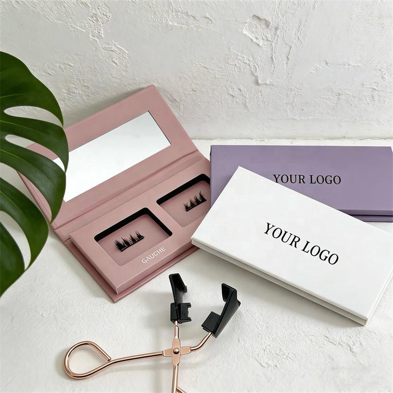 OEM Reusable Synthetic Hair Magnetic Lashes No Glue Needed Professional 3D Magnetic Eyelash 3-Step Press