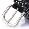 2026 fashion new cool rivets women's belt wide jeans European and American style belt belt belt