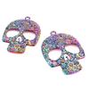 2Pcs Rainbow Animal Charms For Jewelry Making Supplies Elephant Leopard Butterfly Charm Pendant Handmade Accessories Fatima Hand