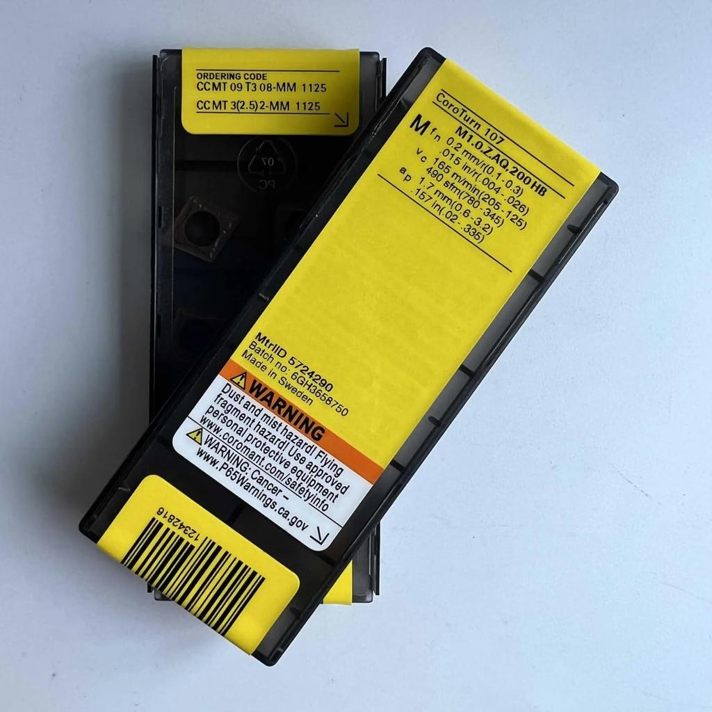Original Sandvik / CCMT09T308-MM 1125  / CNC Lathe Carbide Blade 10 Pcs