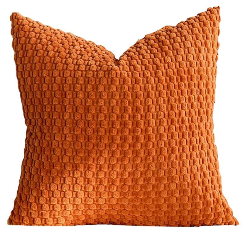 Corduroy Bubble Pillow Cushion For Home Office Sofa Bed Soft Comfortable Support Neck Back Rest