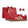 Originals SAMBA OG Leichte Low-Top Skateboard-Schuhe Unisex Rot KK3774(Team18-SBOX)
