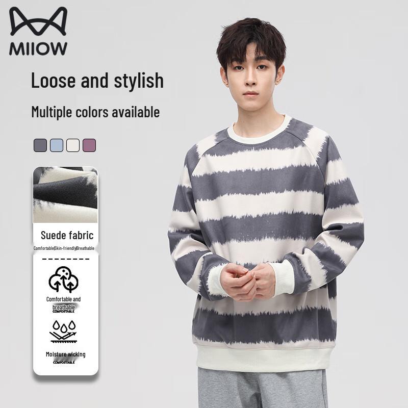 

MiiOW Men s Casual Long-Sleeve Sweatshirt XL