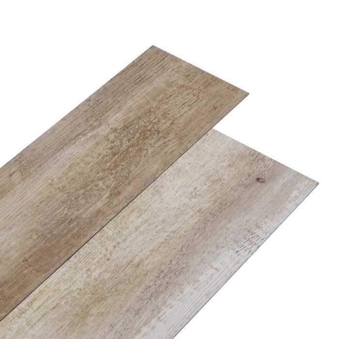 VidaXL Planches de Plancher Revêtement de Sol Dalle de Sol Salon Salle de Séjour Chambre à Coucher PVC 5,02 m² 2 mm 146600