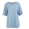 Shop   Women S Simple Slim Solid ShorT Sleeve T ShirT whiTe Dai wSh 0240