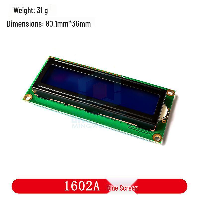 1602A/2004A/12864B LCD, Blue/Yellow-Green, 5V with Backlight, IIC/I2C Compatible