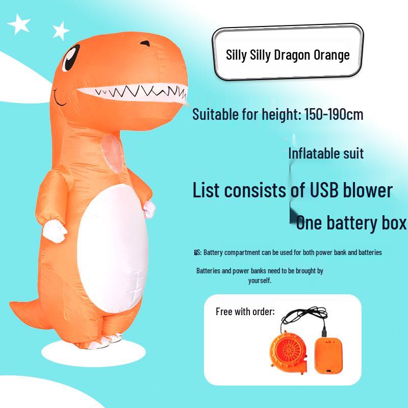 Inflatable Adult Mascot Costume for Creative Dance and Pranks