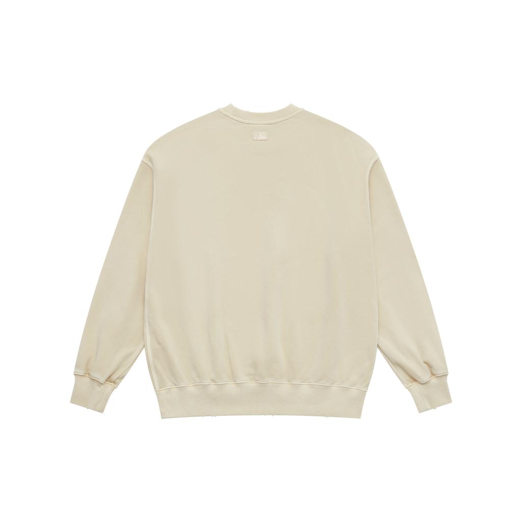 New MLB MLB Preppy Style Collection New York Yankees SS25 Sweatshirt Unisex Linen Sandy Brown 3AMTV0751-50SAM