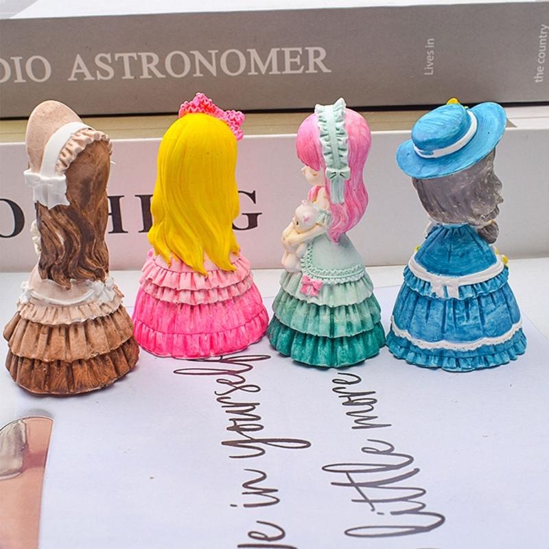 Candle Moulds Resin Candle Making Tools Clay Mould Crafts Moulds Princess Shaped Silicone Material for Hand-Making Lover