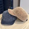 Retro Simple Printed Letters, Distressed and Washed Short-brimmed Snapback Cap, New Design for Men and Women, Made of Pure Cotton with Breathable