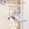 100pcs Seamless Metal Hangers, Seamless Anti Slip and Non Bulging, Thick Material, Strong Load-bearing Capacity