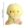 Cute Animal Car Accessories Plush Doll Keychain Bag Charms Key Pendant Decorations Kawaii Soft Stuffed Key Ring for Kids Gifts