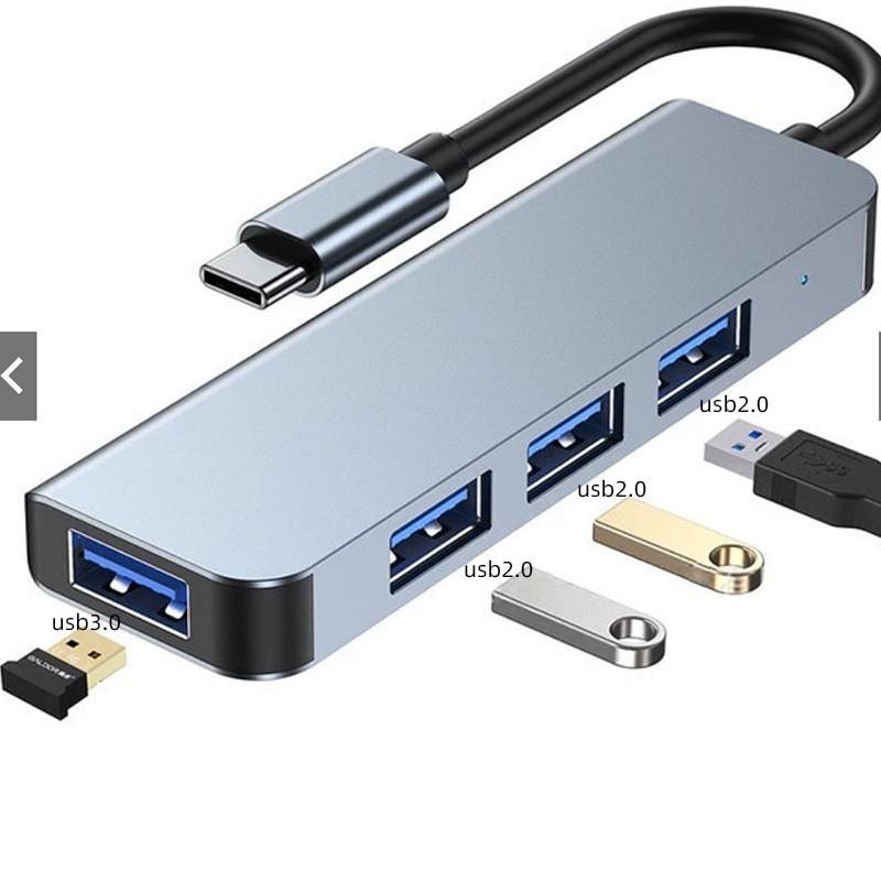 Hub 8-în-1 cu cap dublu Type-C 3.0 și convertor multiport pentru laptop