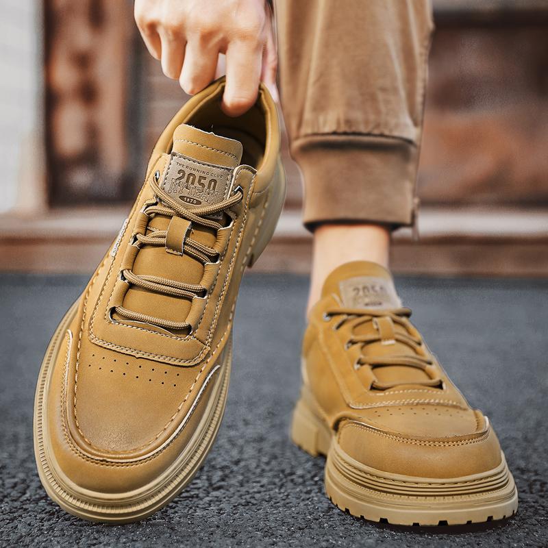 Hommes Nouveau Haute Qualité Décontracté Mode Antidérapant Extérieur Randonnée Voyage Fitness Divertissement Confortable et Polyvalent Chaussures Oxford